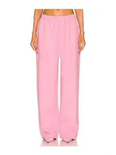 Women s Cotton Sweatpants Pink 674594 TKVB5 - BALENCIAGA - BALAAN 1