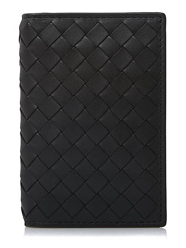 Intrecciato Card Wallet Black - BOTTEGA VENETA - BALAAN 3