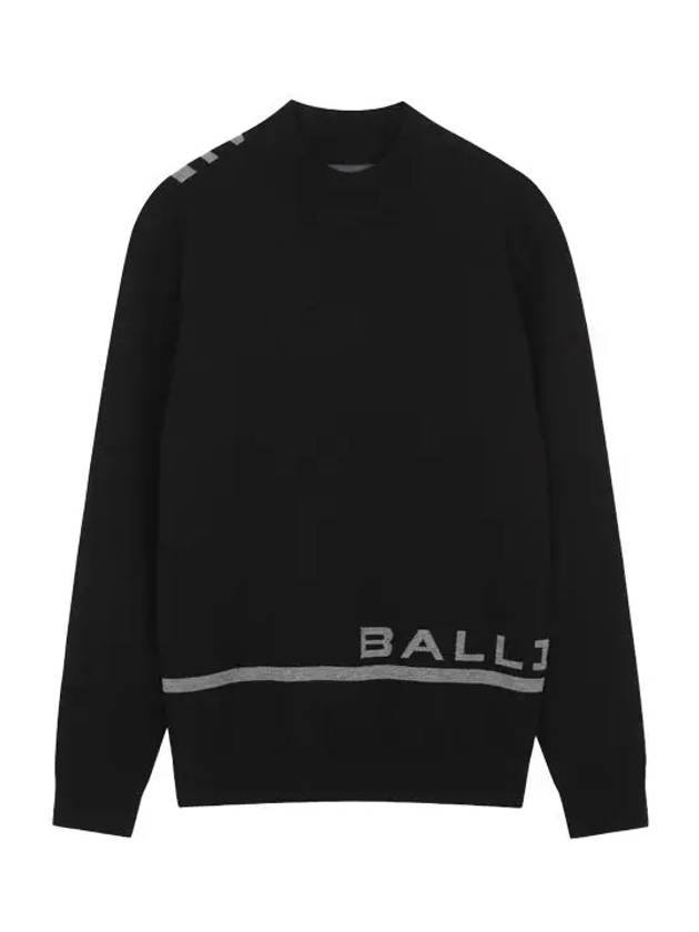 LOGO JQD WIND BLOCK FULLOVER SWEATERBDWMSW53 - BALLISTIC - BALAAN 1