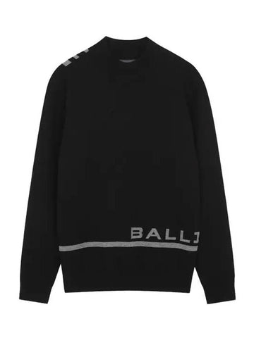 LOGO JQD WIND BLOCK FULLOVER SWEATERBDWMSW53 - BALLISTIC - BALAAN 1