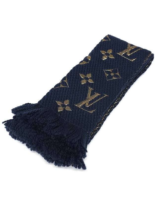 M70815 Wool Silk Blend Logo Muffler - LOUIS VUITTON - BALAAN 3