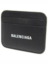 Cash Logo 2 Fold Card Wallet Black - BALENCIAGA - BALAAN 3