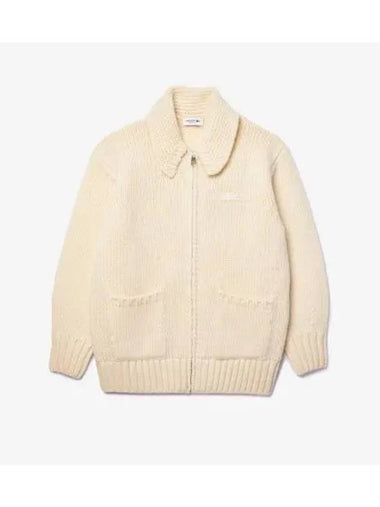 Men s Holiday Shawl Collar Cardigan OFFWHITE Off White - LACOSTE - BALAAN 1