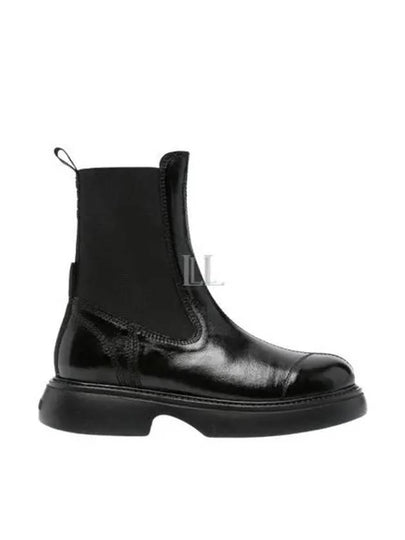 Everyday Mid Chelsea Boots Black - GANNI - BALAAN 2