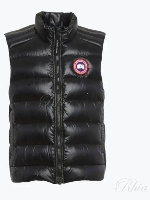 Crofton Logo Patch Padded Vest Black - CANADA GOOSE - BALAAN 2