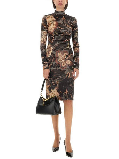 Etro Printed Chenille Dress - ETRO - BALAAN 2