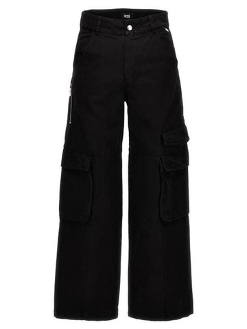 Denim Straight Pants AI22M26056702 Black - GCDS - BALAAN 1