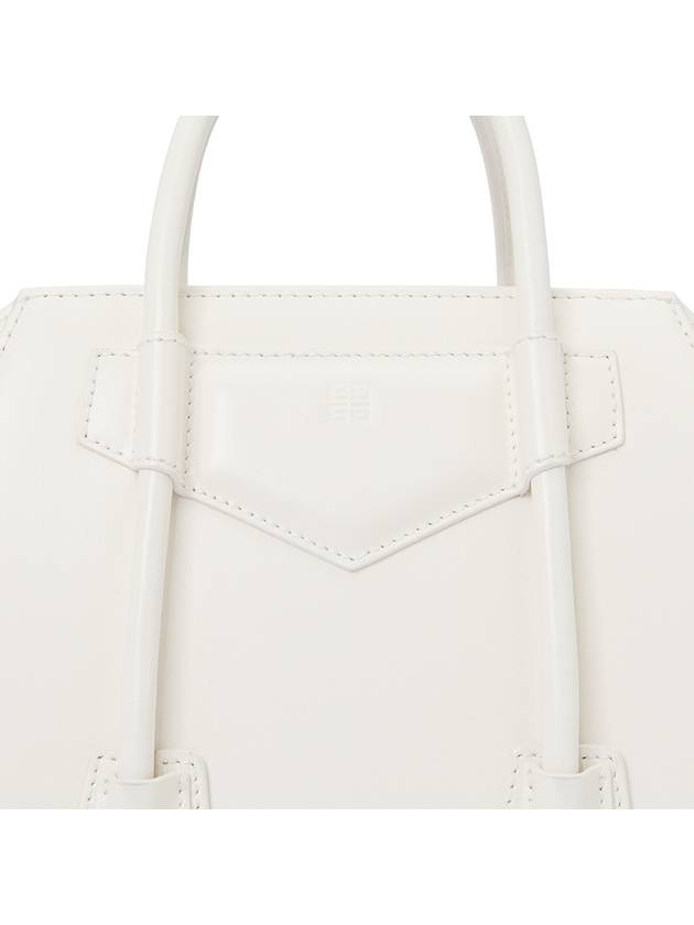 Antigona Lock Mini Cross Bag White - GIVENCHY - BALAAN 10