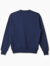 Small Heart Logo Sweatshirt Navy - AMI - BALAAN 3