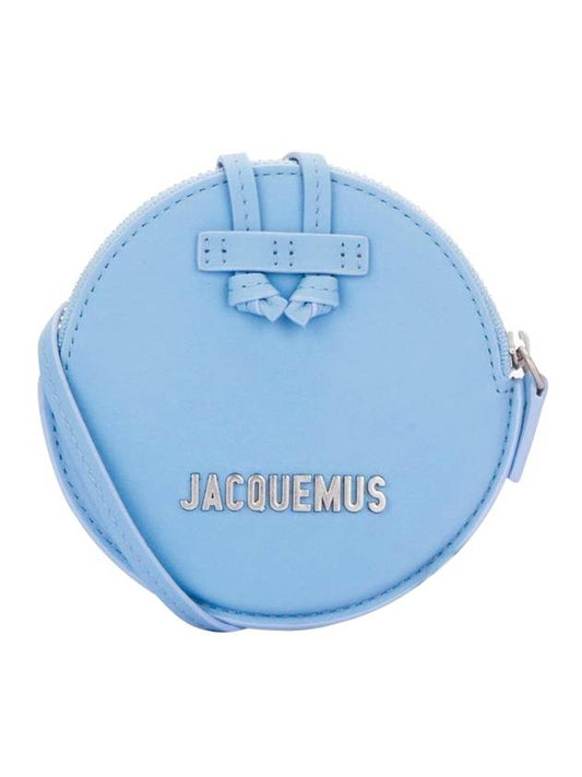 Le Pitchou Circle Neck Coin Purse Light Blue - JACQUEMUS - BALAAN 1