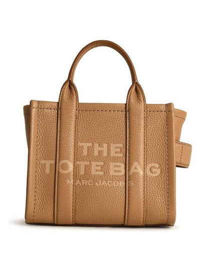 Mini Micro Leather Tote Bag Camel - MARC JACOBS - BALAAN 2