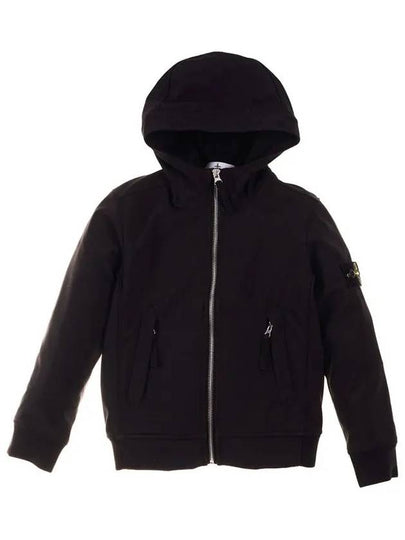 12th Anniversary Kids Waffen Hooded Zip up Black 741640134 V0029 - STONE ISLAND - BALAAN 2