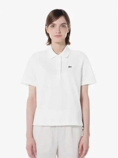 Women s side ribbon polo t shirt PF925E 54N 001 Domestic product GQ2N24073158221 - LACOSTE - BALAAN 1