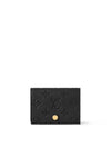 Monogram Embossed Leather Business Card Wallet Black - LOUIS VUITTON - BALAAN 2