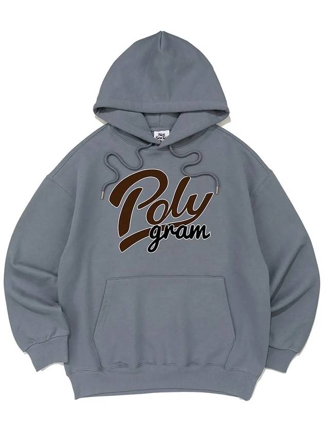 BASEBALL LOGO HOOD TEE LIGHT BLUE - POLYGRAM - BALAAN 4