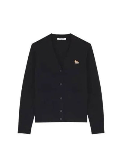 Baby Fox Patch Boxy Cardigan Black - MAISON KITSUNE - BALAAN 2