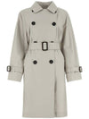 Titrench Water Repellent Double Breasted Button Trench Coat Beige - MAX MARA - BALAAN 2