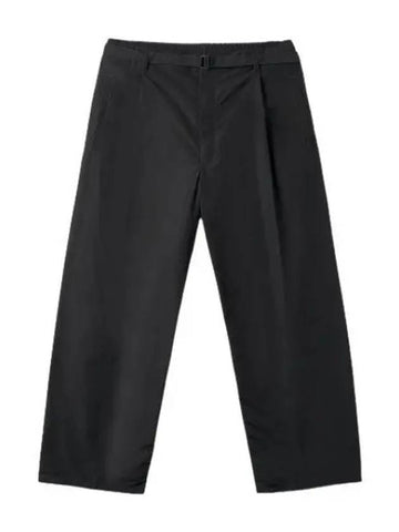 Easy Belt Pants Black - LEMAIRE - BALAAN 1