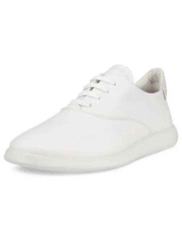 Women's Minimalist Leather Low Top Sneakers White - ECCO - BALAAN 2