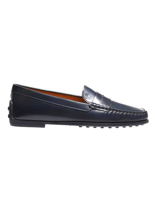 City Gomino Leather Driving Shoes Blue - TOD'S - BALAAN 1