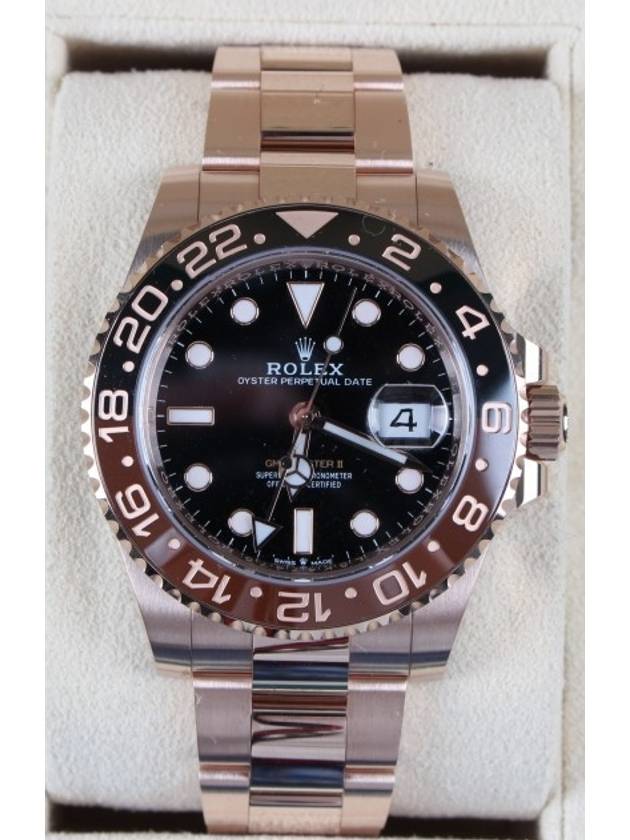 Rolex GMT Master 2 Root Beer Rose Gold 21 Years - ROLEX - BALAAN 3