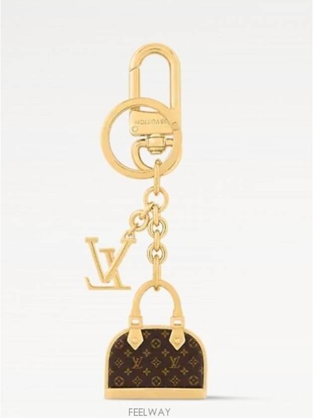 Alma Bag Charm Gold Brown - LOUIS VUITTON - BALAAN 3