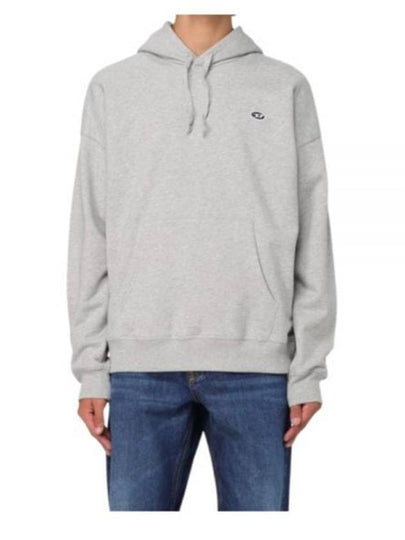 S Rob Doval PJ Oval D Patch Hoodie Grey - DIESEL - BALAAN 2