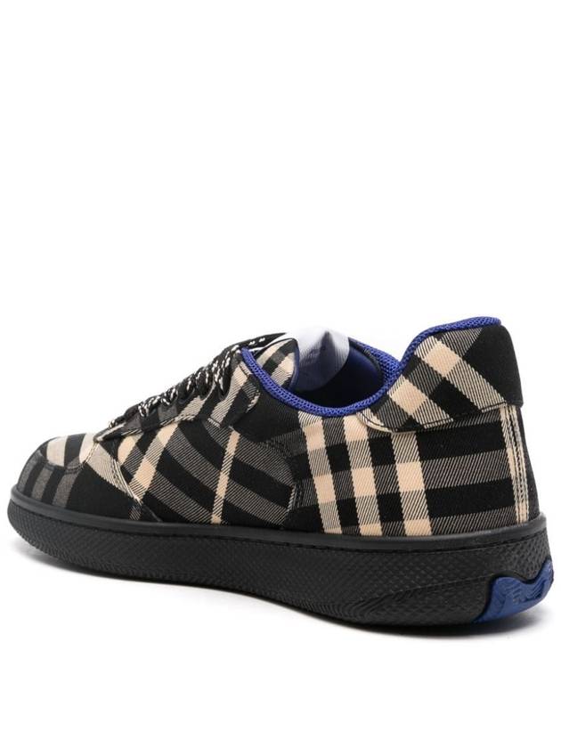 Check Terrace Low Top Sneakers Black - BURBERRY - BALAAN 4