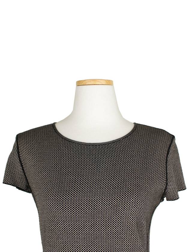 Armani Collezioni Black Multi Bokashi Knit Top 42 - ARMANI COLLEZIONI - BALAAN 6