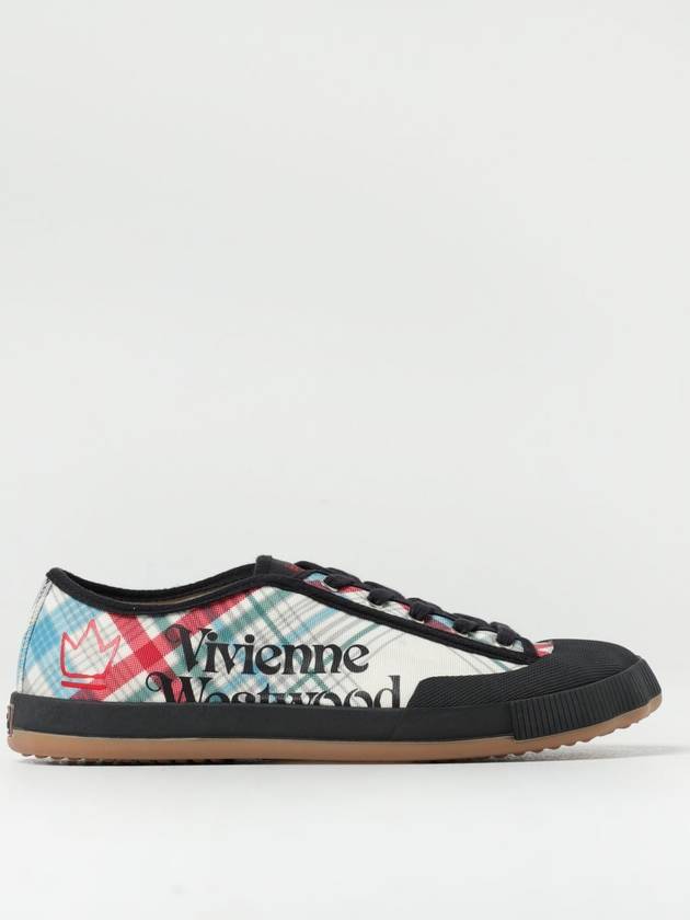 Sneakers Anymal Gym Vivienne Westwood in canvas con motivo tartan jacquard - VIVIENNE WESTWOOD - BALAAN 1