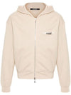 Le Gros Grain Zip-Up Hoodie Beige - JACQUEMUS - BALAAN 2