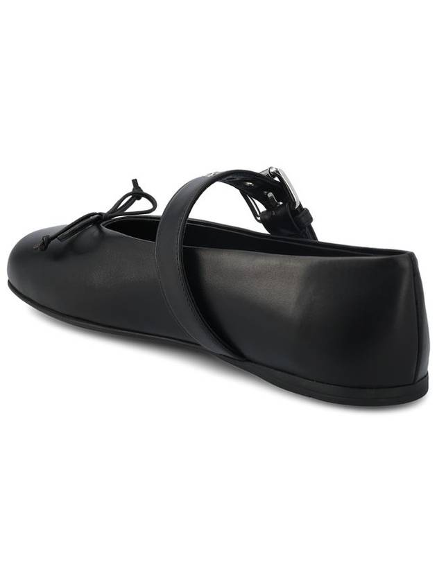 Leather Ballerinas Black - MIU MIU - BALAAN 4