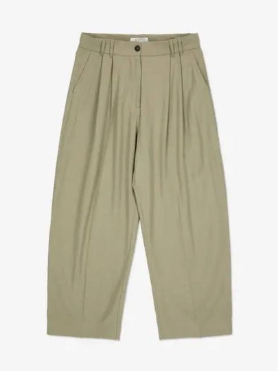 Nika Double Pleated Wide Pants Khaki - STUDIO NICHOLSON - BALAAN 2