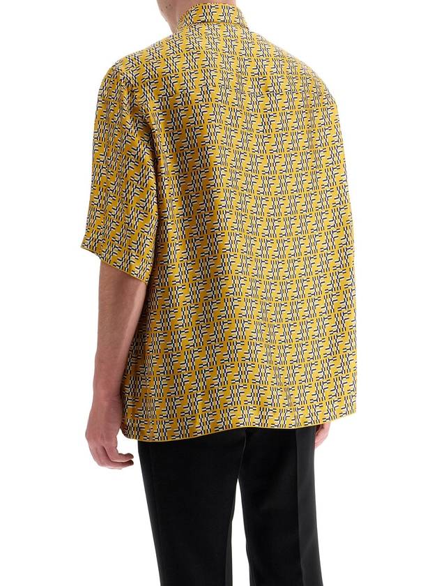 short sleeve silk shirt by ff labyrinth - FENDI - BALAAN 3