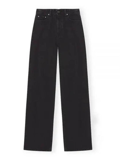 Five Pockets Jeans Washed Black - GANNI - BALAAN 2