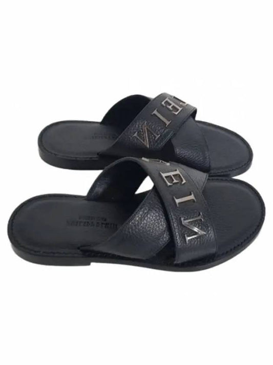logo slippers black - PHILIPP PLEIN - BALAAN 2