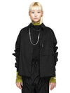 Oversized Unbalanced Shirt Black - FAN YOUNG - BALAAN 2