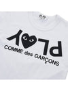 Women's Reverse Logo T-Shirt AZ P1T067 051 WHITE - COMME DES GARCONS - BALAAN 6