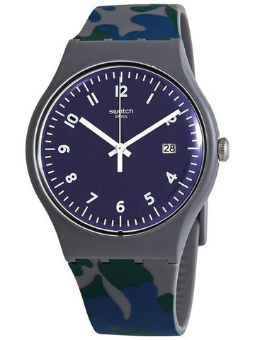 Swatch Camougreen Quartz Blue Dial Men's Watch SUOM400 - SWATCH - BALAAN 1