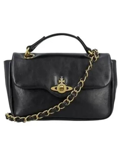 Anita Chain Shoulder Bag Black - VIVIENNE WESTWOOD - BALAAN 2