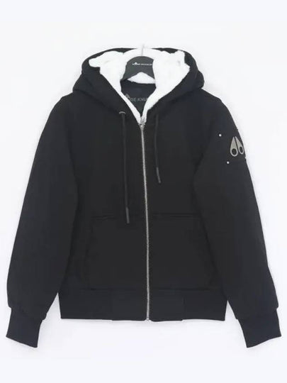 Classic Bunny Zip Up Hoodie White Black - MOOSE KNUCKLES - BALAAN 2