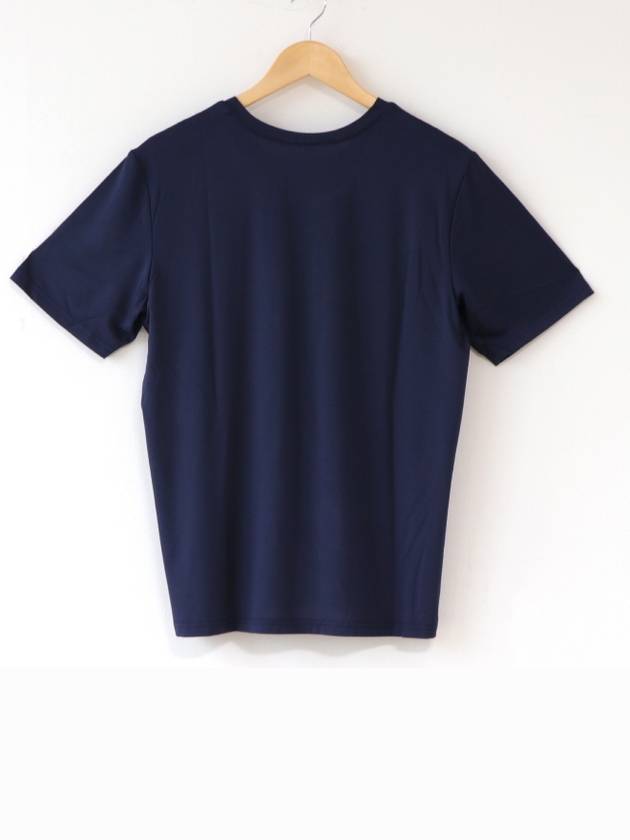 Round Short Sleeve T Shirt Navy - SUPENER - BALAAN 3