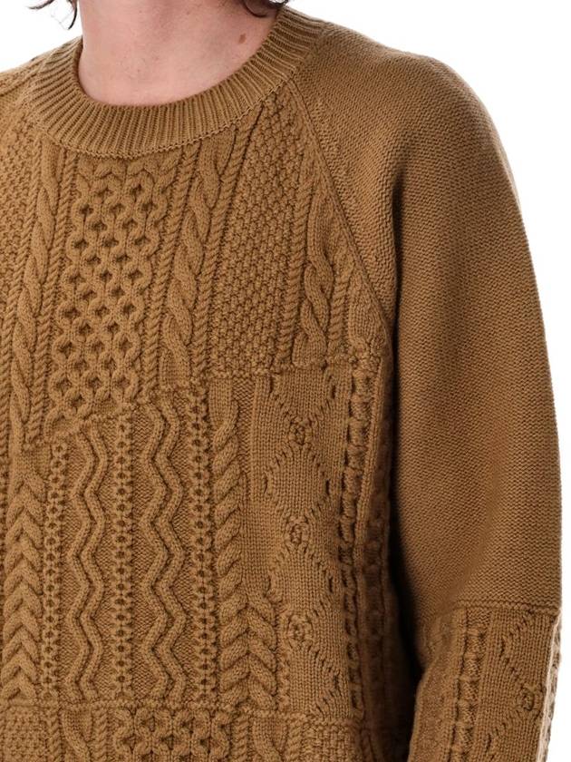 Comme Des Garçons Homme Cable Knit Sweater - COMME DES GARCONS - BALAAN 3