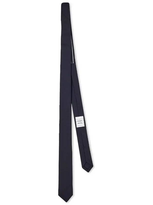 Hidden Stripe Tie Navy - THOM BROWNE - BALAAN 3