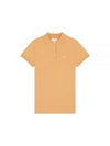 Baby Fox Patch Regular Polo Shirt Orange - MAISON KITSUNE - BALAAN 2