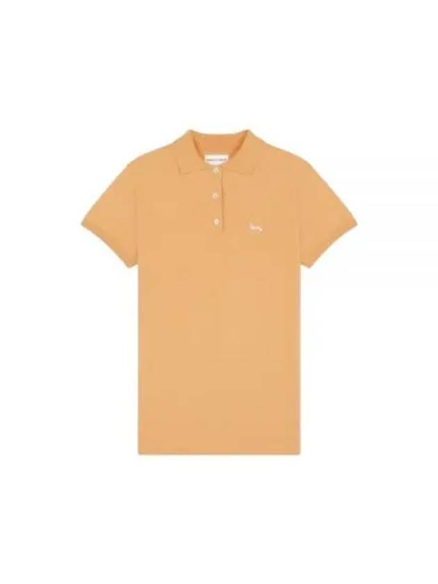 Baby Fox Patch Regular Polo Shirt Orange - MAISON KITSUNE - BALAAN 2