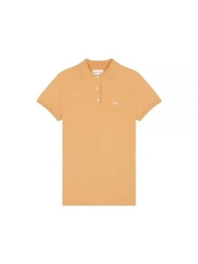 Baby Fox Patch Regular Polo Shirt Orange - MAISON KITSUNE - BALAAN 2