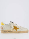 Ballstar Yellow Tab Low Top Sneakers White Cathay - GOLDEN GOOSE - BALAAN 3