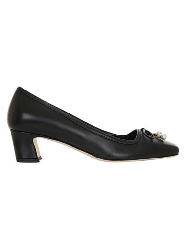 Elme 45 Napa Leather Pumps Heels Black - JIMMY CHOO - BALAAN 1