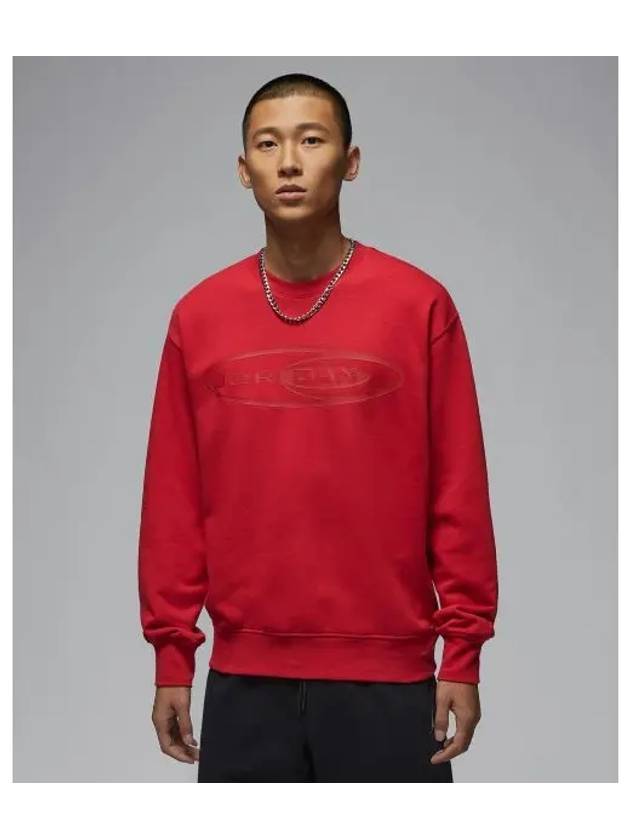 Jordan Essentials Crew Neck Sweatshirt Varsity Red - NIKE - BALAAN 2